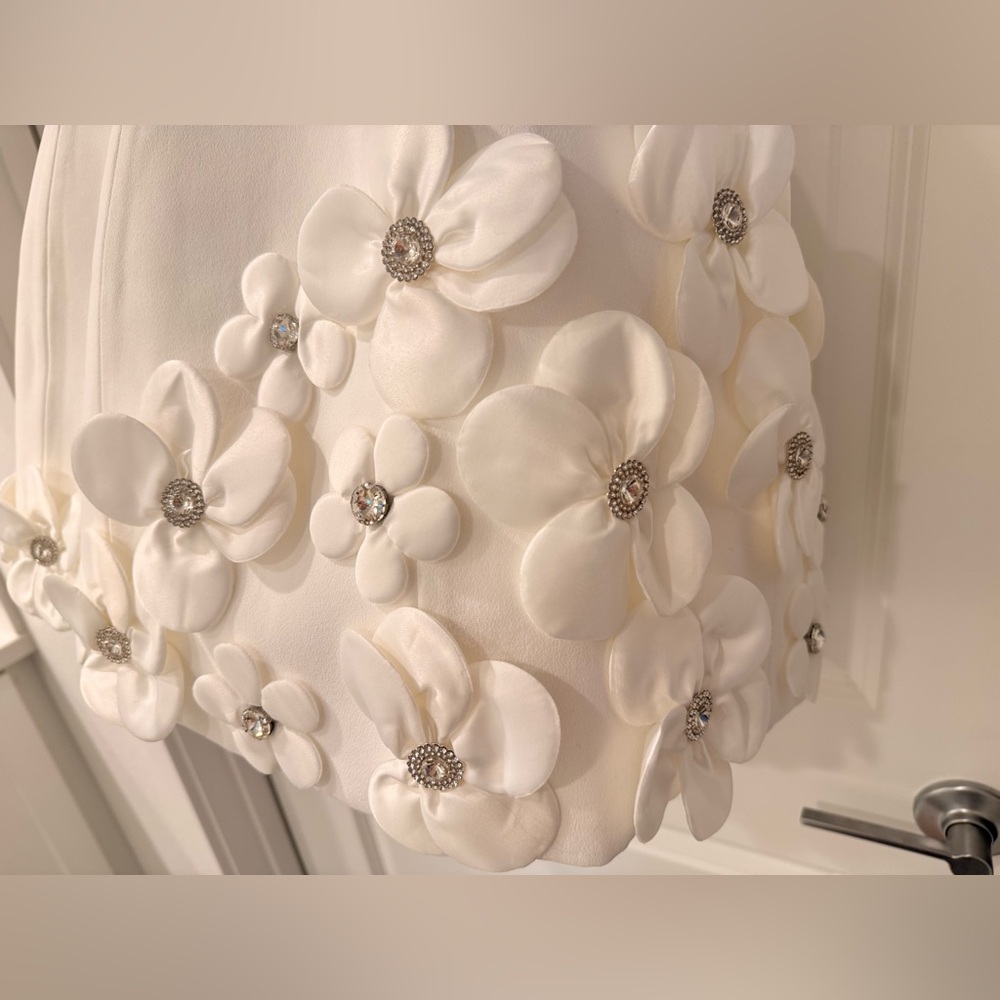 Bronx and Banco White Floral Mini Dress - Picture 8 of 16